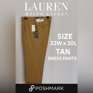 Lauren Ralph Lauren Tan Dress Pants